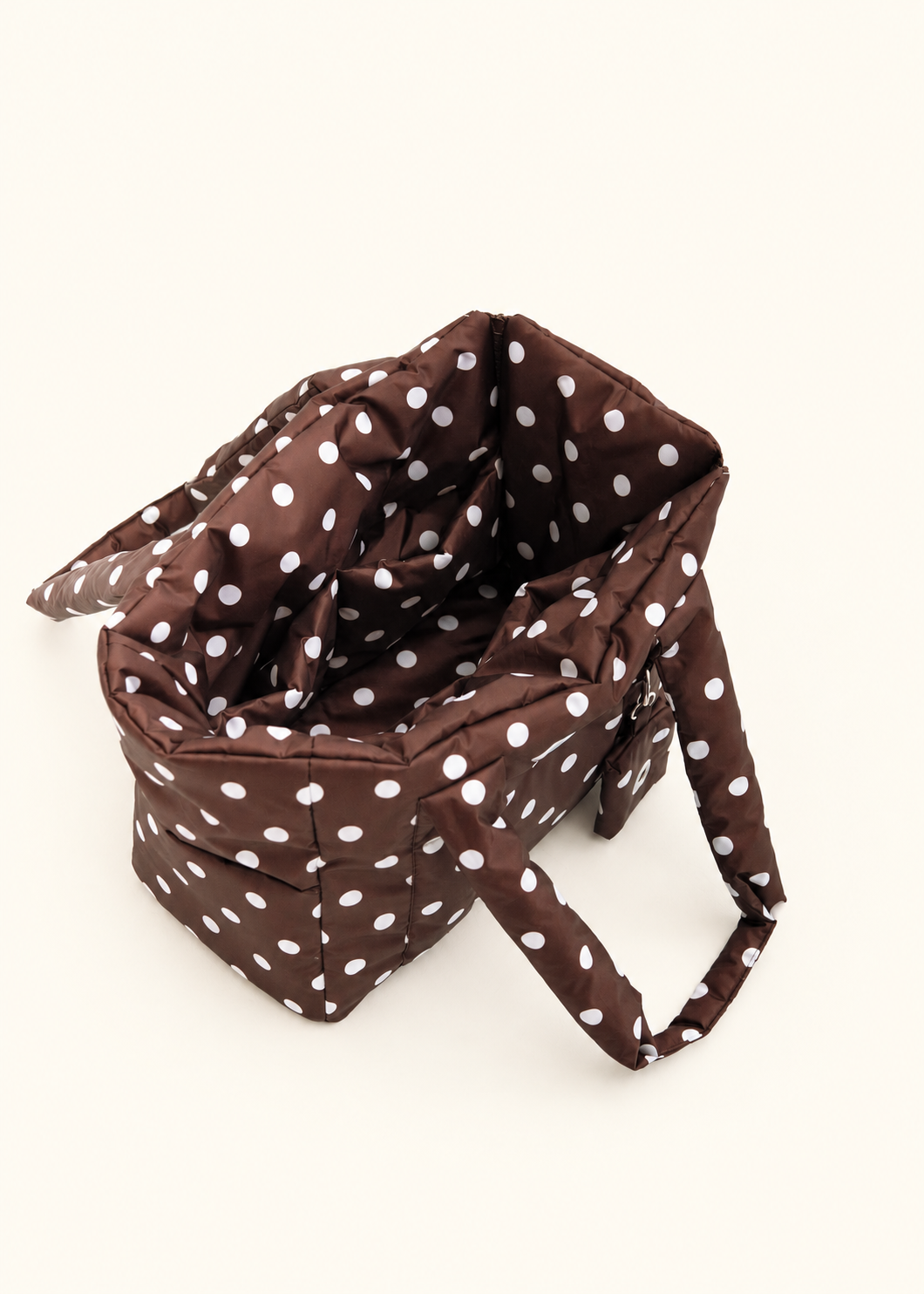 Puffy Paws Brown Polka